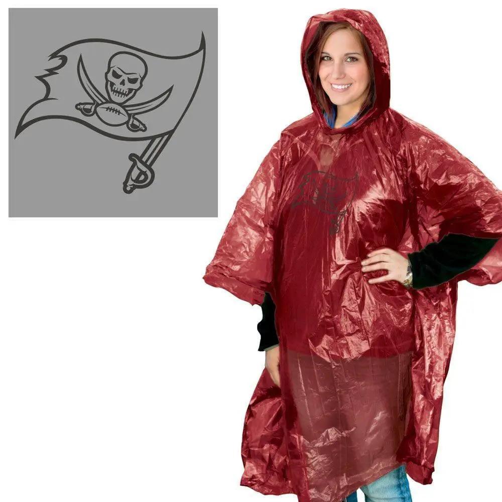  Tampa Bay Buccaneers Rain Poncho Lightweight One Size -  ToylandEU™