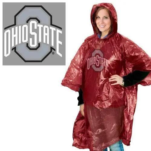  Ohio State Buckeyes Rain Poncho One Size Fits Most -  ToylandEU™