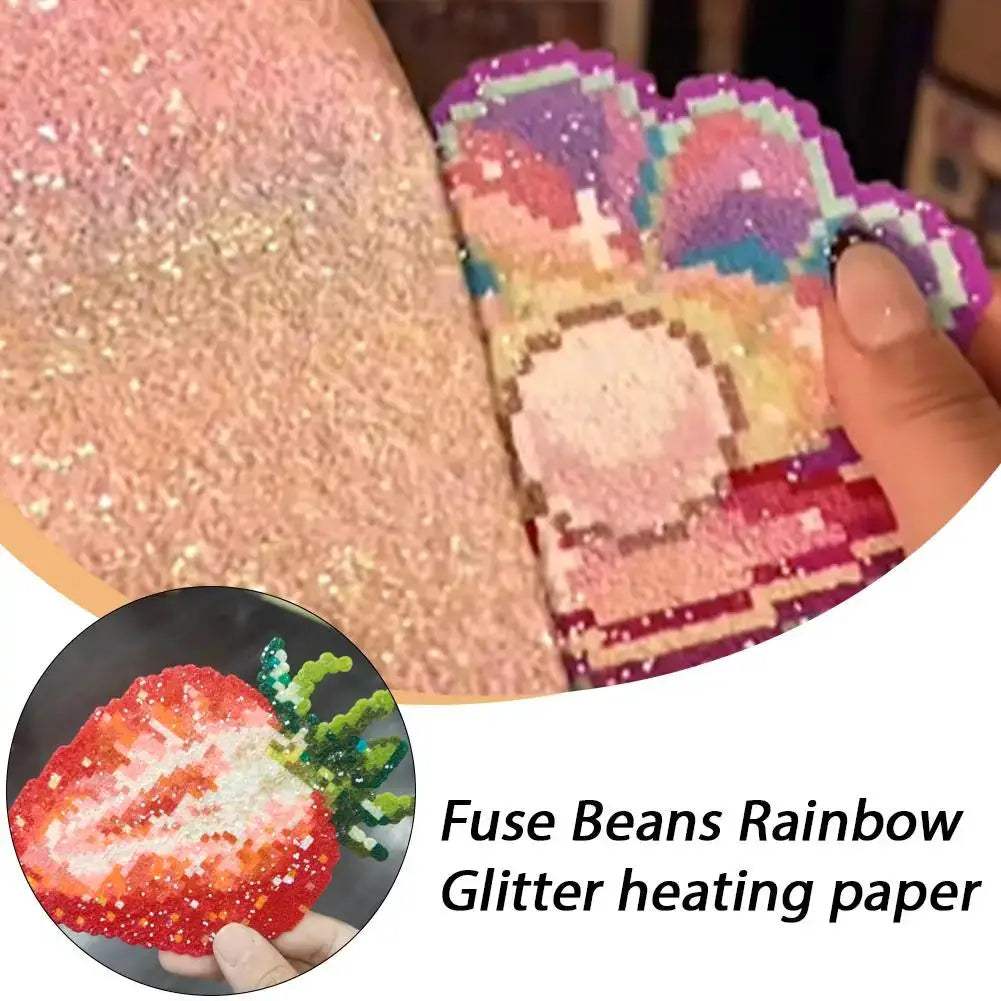  Rainbow Bead Art Kit Iron On Beads Included -  ToylandEU™