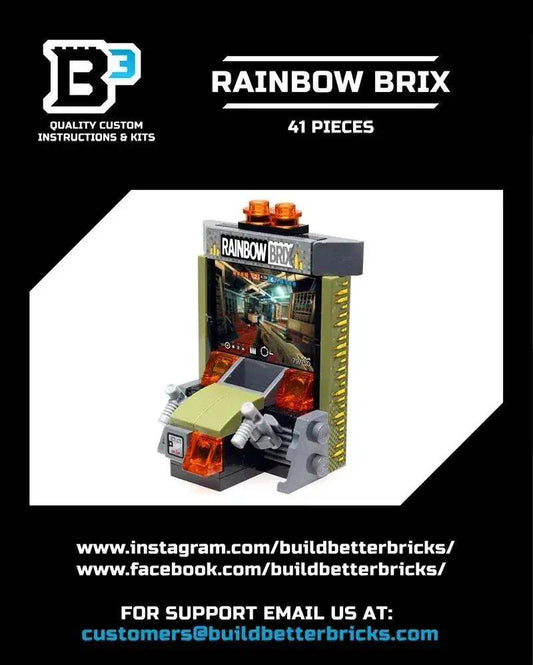  Lego Arcade Shooter Rainbow Brix Kit 41 Bricks Decals -  ToylandEU™