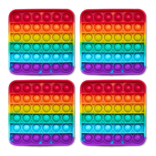  Rainbow Fidget Mats For Stress Relief Safe Silicone -  ToylandEU™