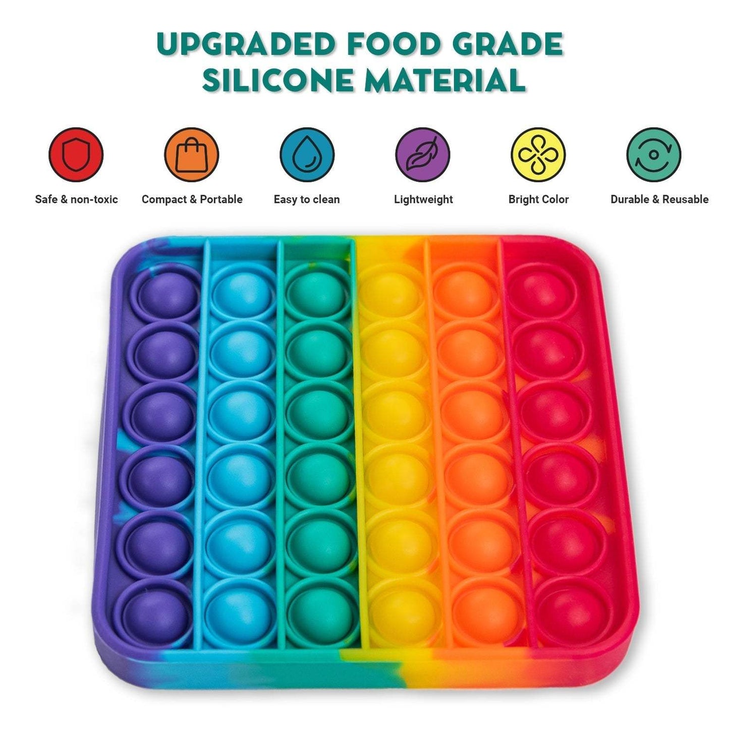 Rainbow Fidget Mats For Stress Relief And Sight Words - The Fidget Games