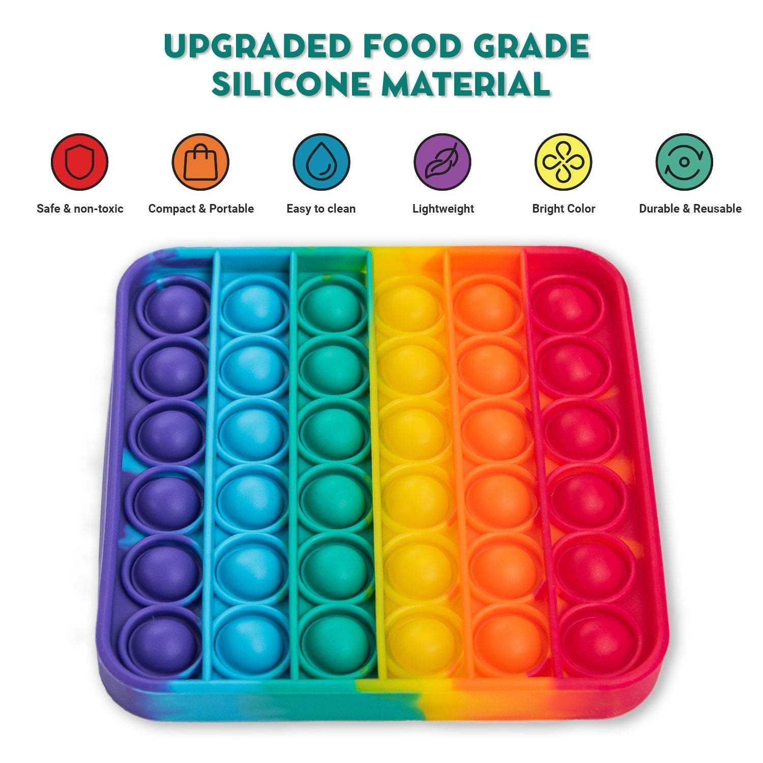 Rainbow Fidget Mats For Stress Relief And Sight Words - The Fidget Games