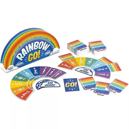  Rainbow Go Trivia Card Game Fast Paced Clues -  ToylandEU™