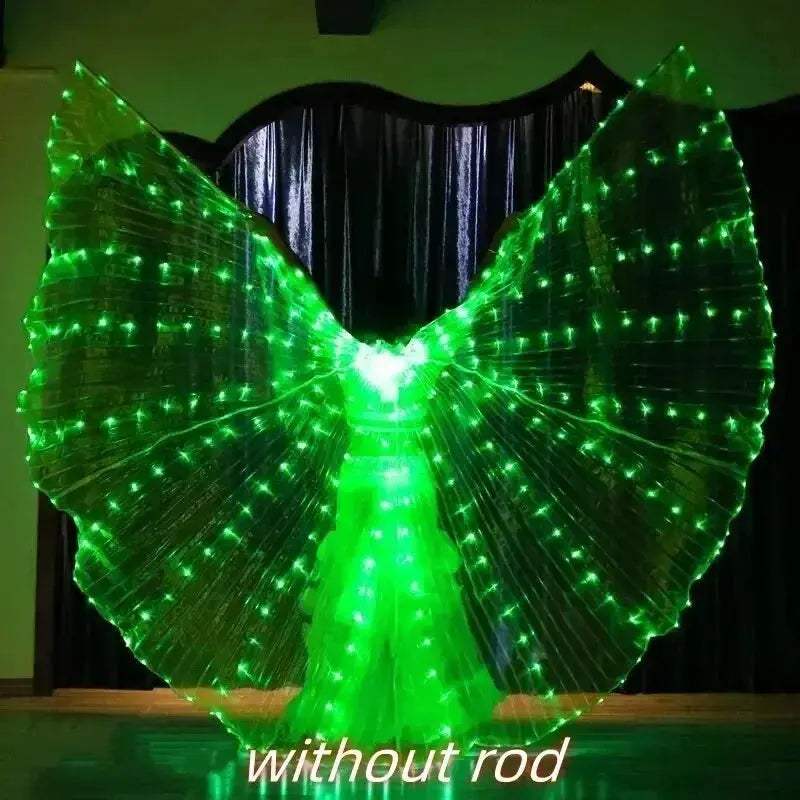 Rainbow LED Wings Costume for Adults and Kids Light Up - ToylandEU