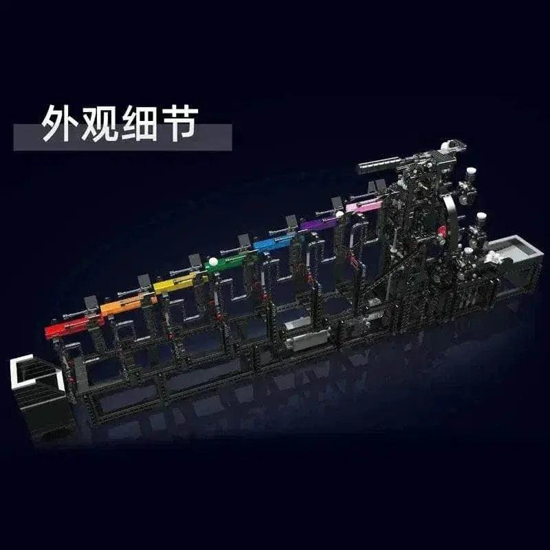 Rainbow Marble Run Building Blocks Set for Adults - DIY Tensegrity  -  ToylandEU™