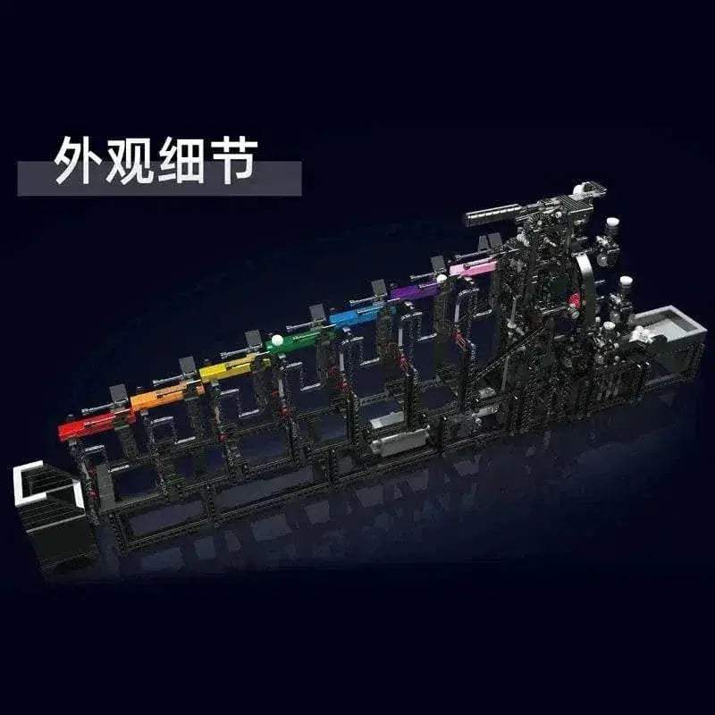  Rainbow Marble Run Building Blocks Set for Adults - DIY Tensegrity  -  ToylandEU™
