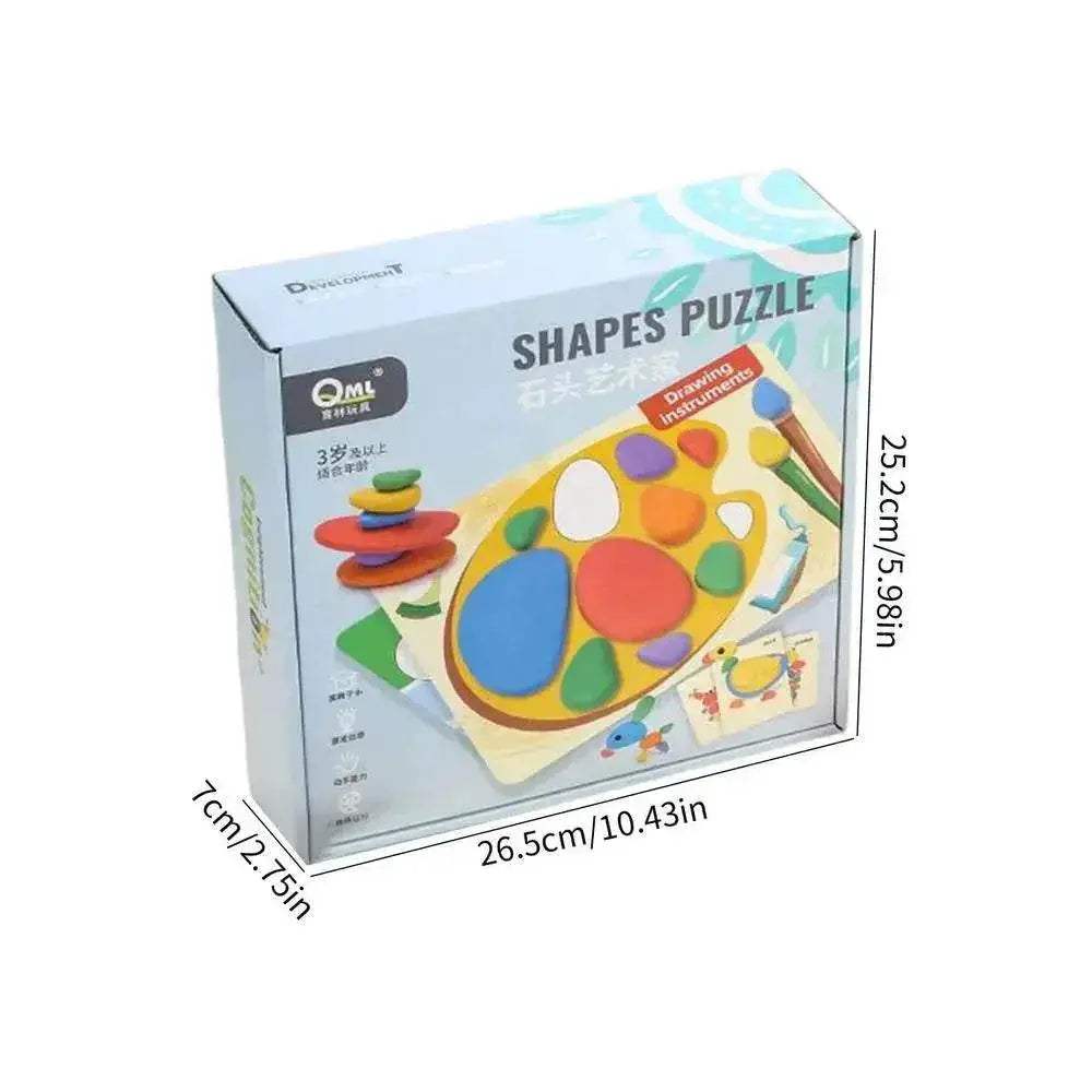 Colorful Rainbow Pebbles: Stacking Toys for Montessori Learning Fun - ToylandEU