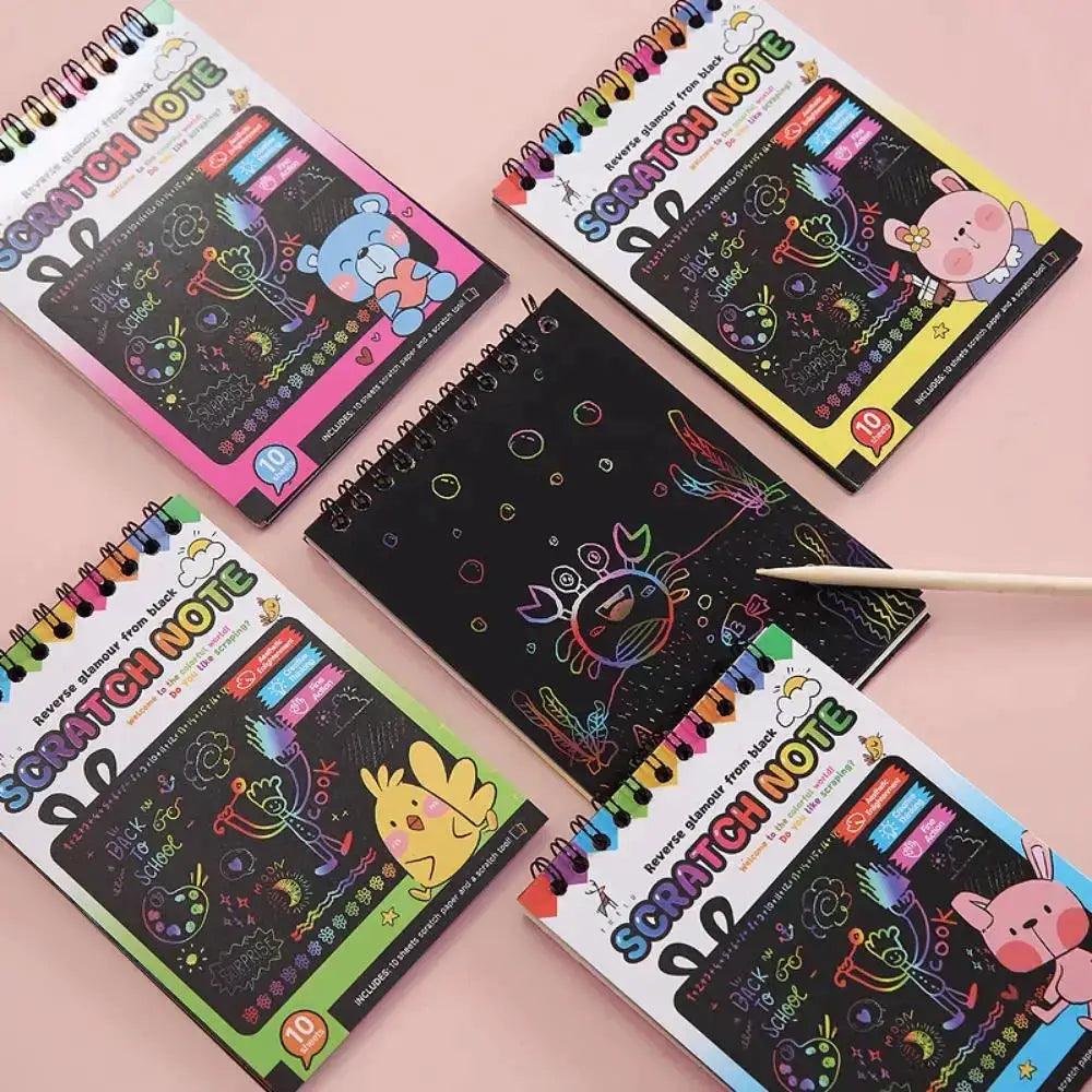  Rainbow Scratch Off Paper For Kids Premium Toy -  ToylandEU™