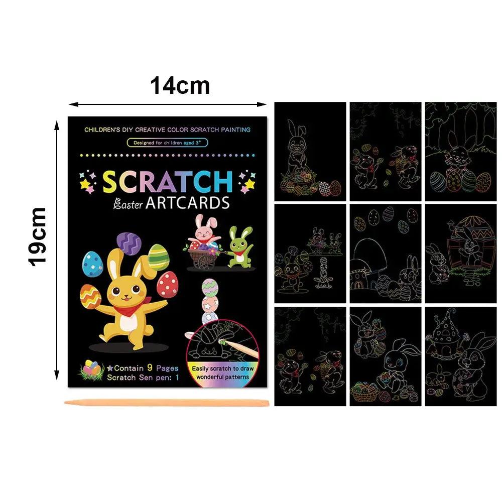  Rainbow Scratch Off Paper For Kids Premium Toy -  ToylandEU™