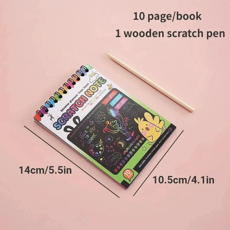  Rainbow Scratch Off Paper For Kids Premium Toy -  ToylandEU™