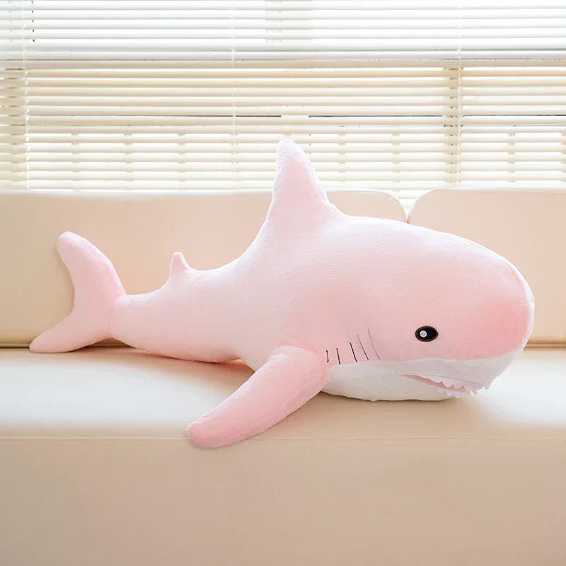 Rainbow Shark Plush Pillow for Kids Cozy Hugs and Comfort - ToylandEU