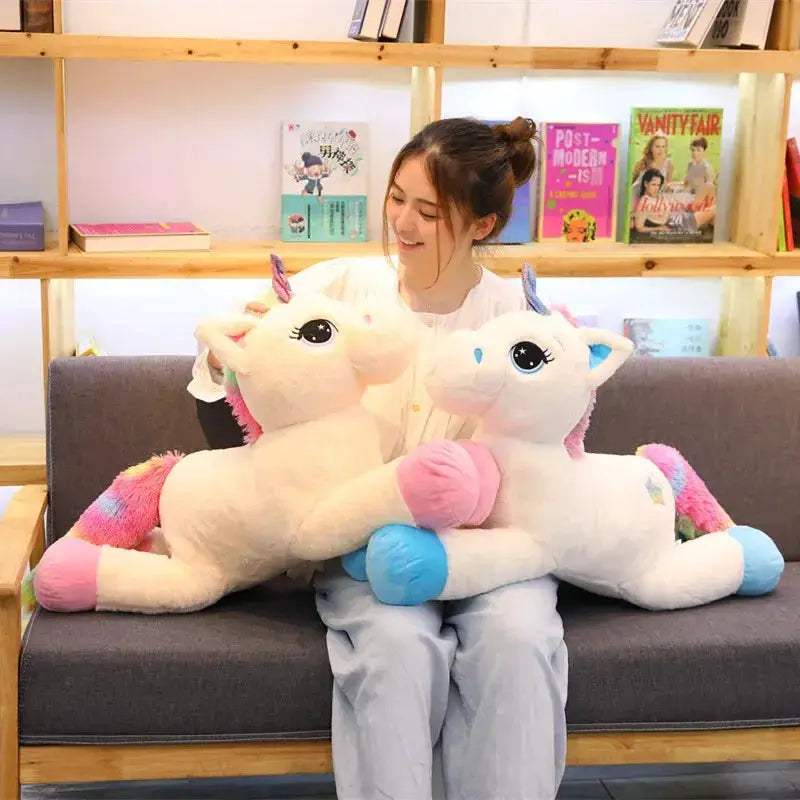 Rainbow Unicorn Plush Toy Huggable Gift For All Ages - ToylandEU