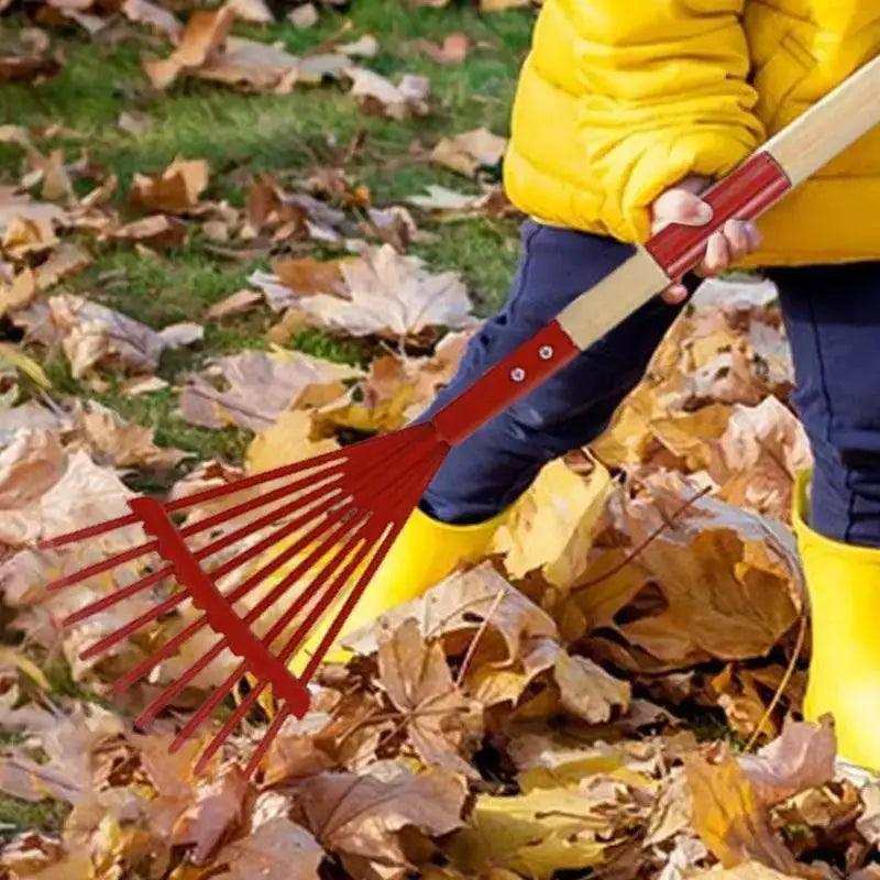  Kids Small Rake Garden Rake And Gloves Kit For Outdoor Gardening -  ToylandEU™