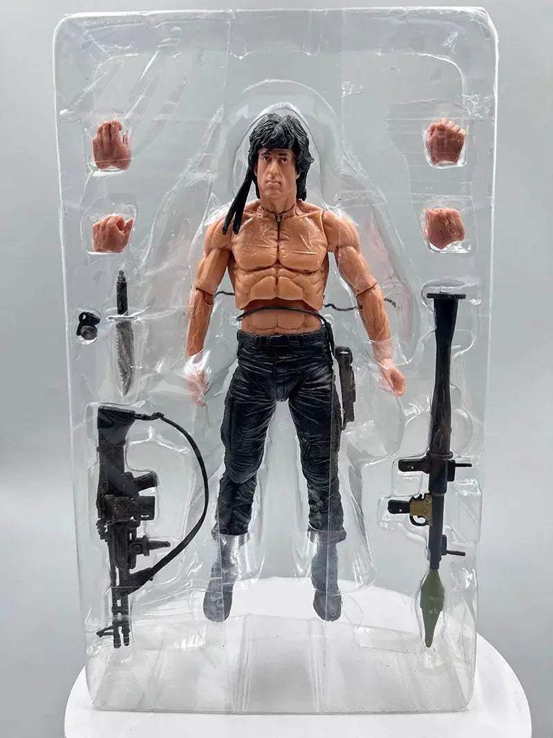 Rambo First Blood Action Figure Articulated 7 Inch Soldier - ToylandEU