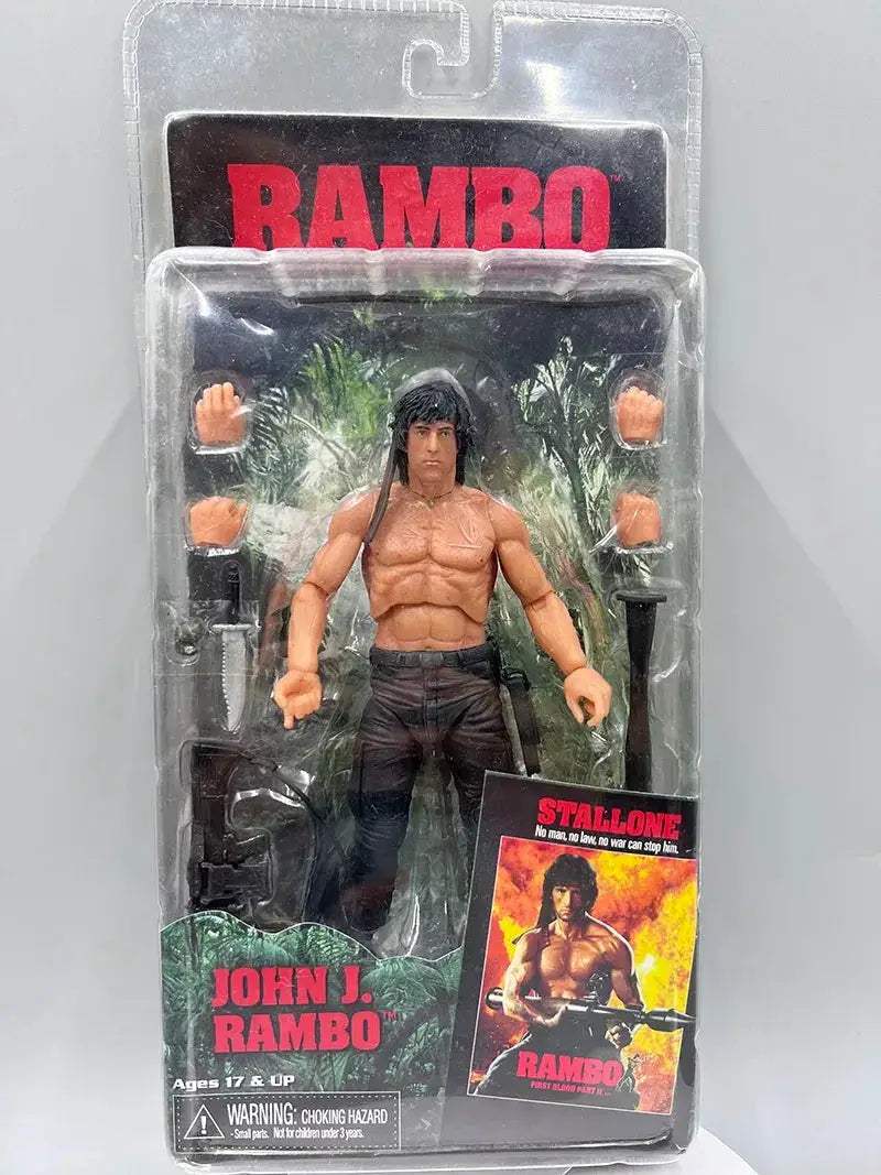Rambo First Blood Action Figure Articulated 7 Inch Soldier - ToylandEU