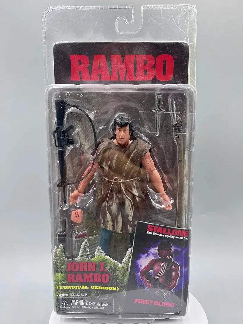 Rambo First Blood Action Figure Articulated 7 Inch Soldier - ToylandEU