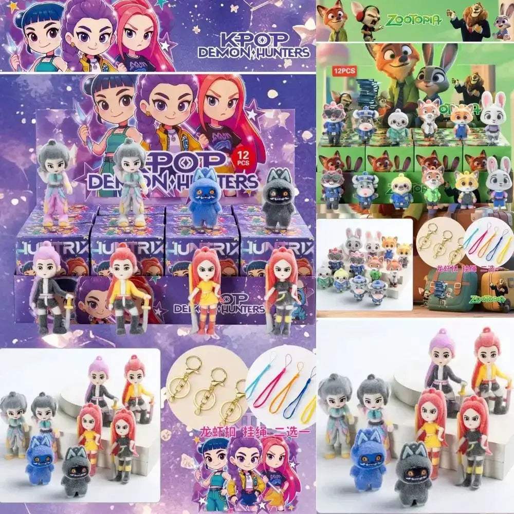 Random Anime Blind Box Figures 12Pcs PVC Collectible Gift Set - ToylandEU
