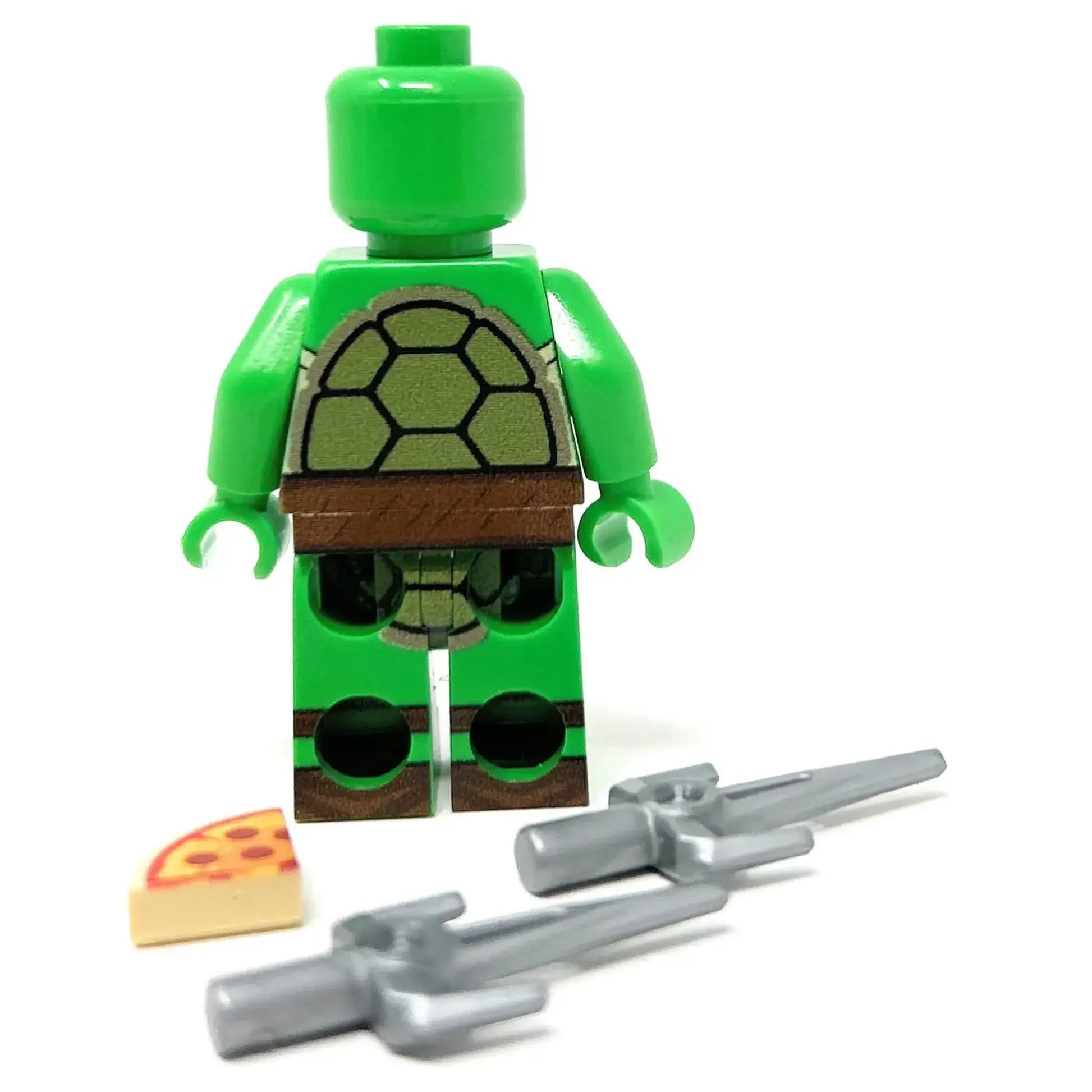 Raph Red Fighter Turtle Custom LEGO Figure With Authentic LEGO Parts And B3 Customs Printing - ToylandEU