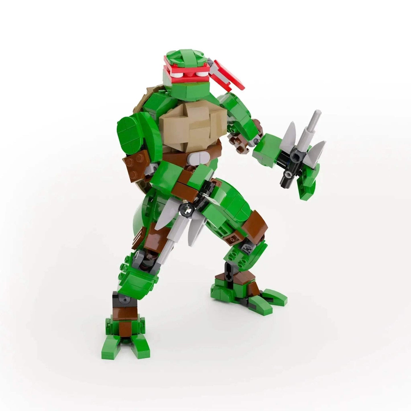 Custom TMNT Raphael Figure Made with LEGO Parts Highly Detailed - ToylandEU