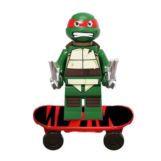 Raphael LEGO Compatible Figure, Red Mask, ABS Plastic, Standard Figure Size, Durable Construction - ToylandEU