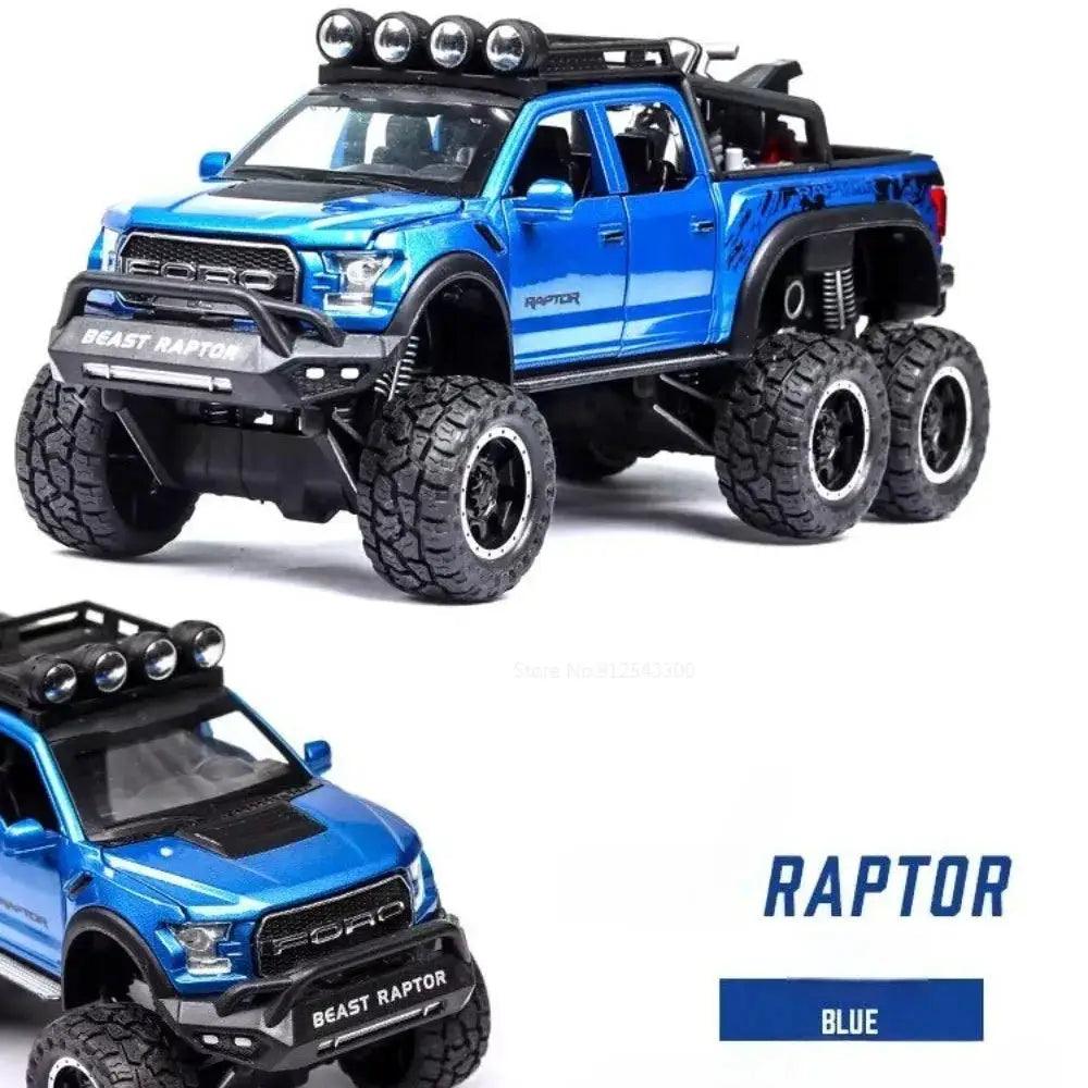  Raptor F150 Diecast Car Model With Doors Open Light -  ToylandEU™