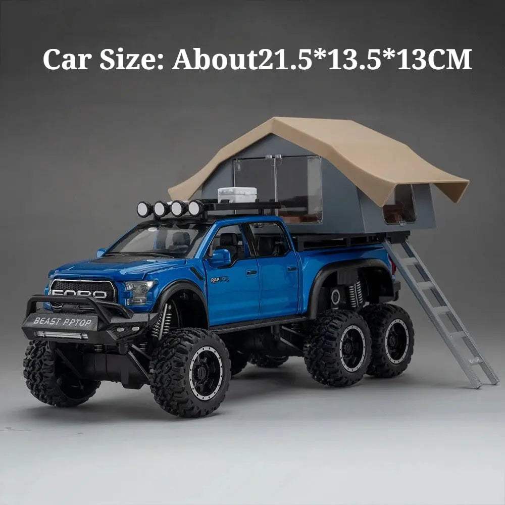  Raptor F150 Diecast Car Model With Doors Open Light -  ToylandEU™