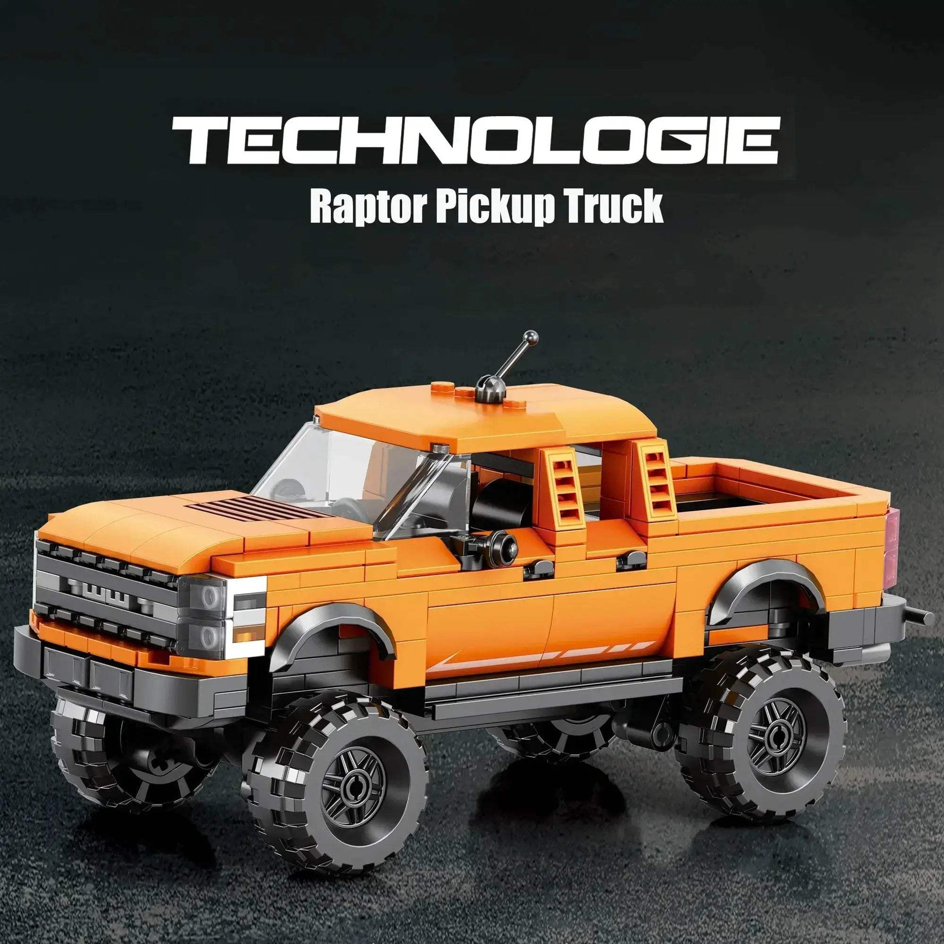 Raptor Pickup Truck Building Block Set 423 Pieces For Display - ToylandEU