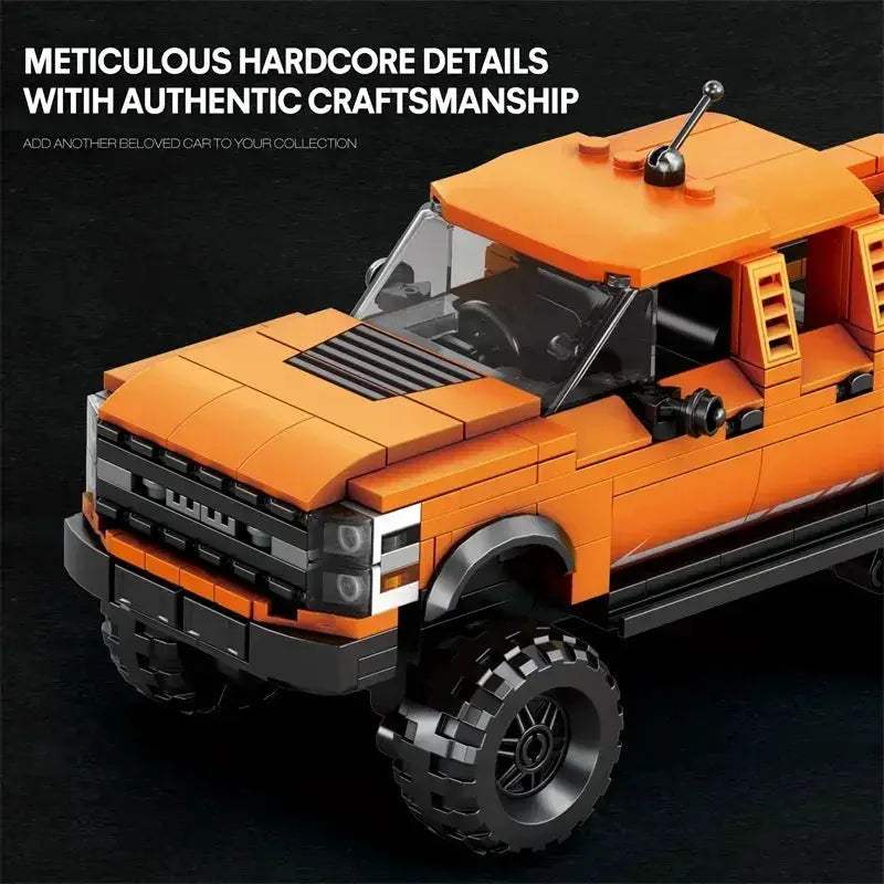 Raptor Pickup Truck Building Block Set 423 Pieces For Display - ToylandEU
