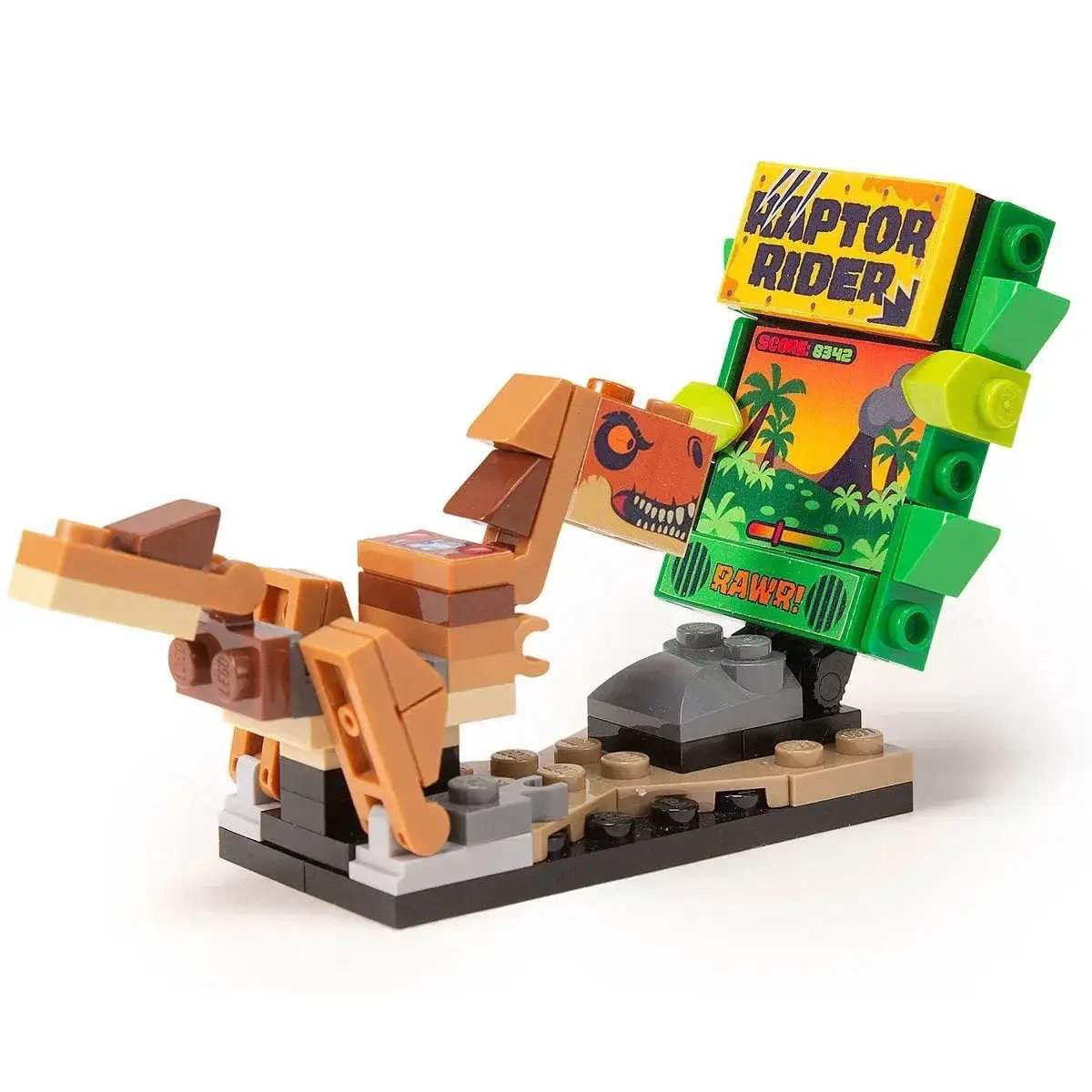 Raptor Rider - B3 Customs Arcade Game made using LEGO parts - ToylandEU