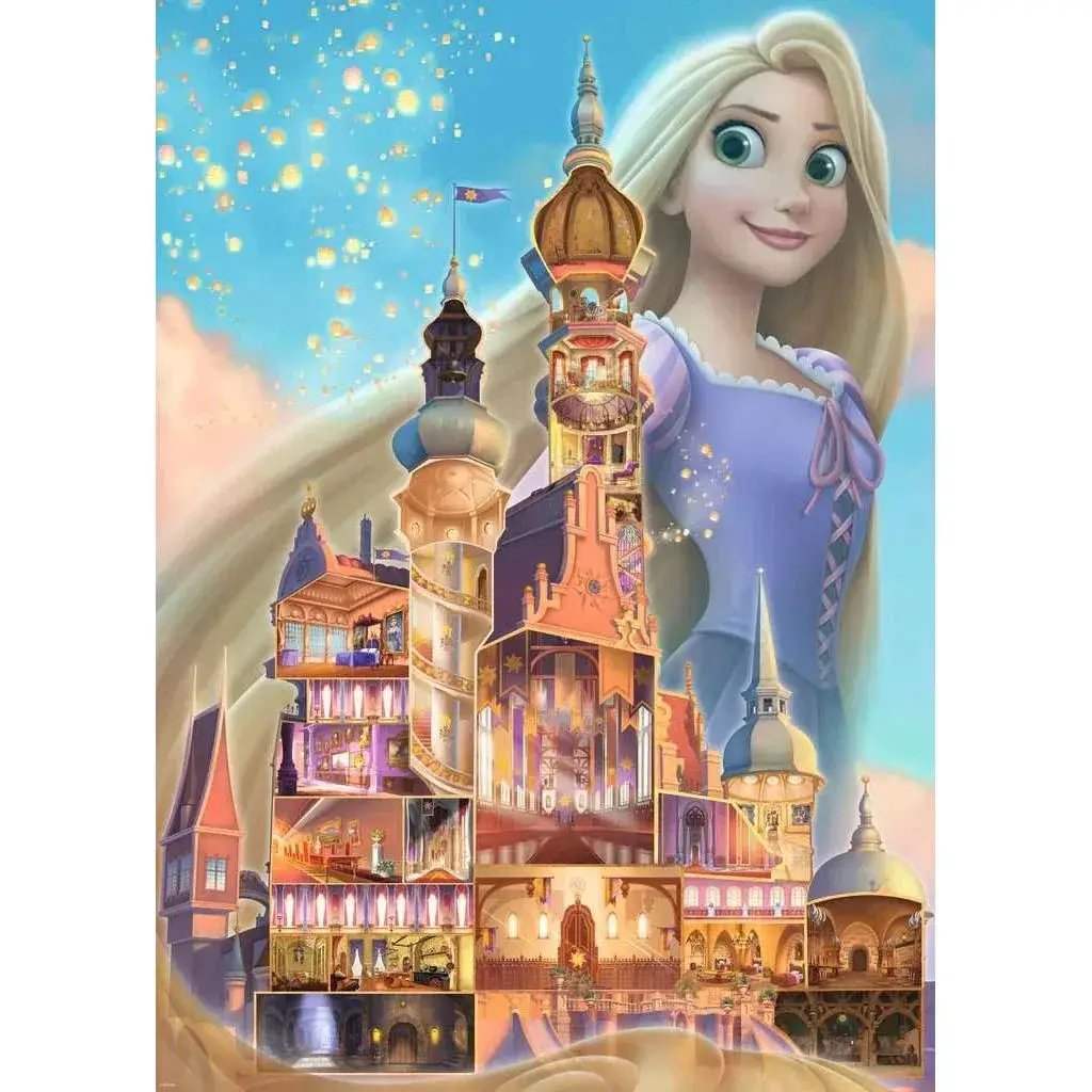 Ravensburger Disney Rapunzel Castle Collection Jigsaw Puzzle 1000 Piece - ToylandEU