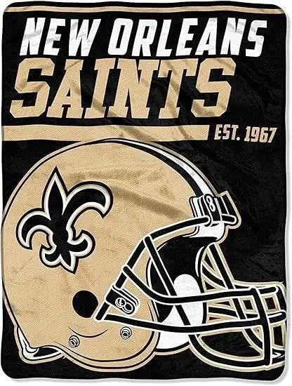  New Orleans Saints Raschel Blanket 46x60 40 Yard Dash -  ToylandEU™
