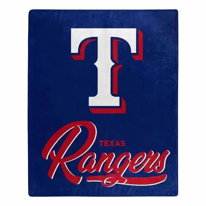  Texas Rangers Raschel Blanket Signature Design 50x60 -  ToylandEU™
