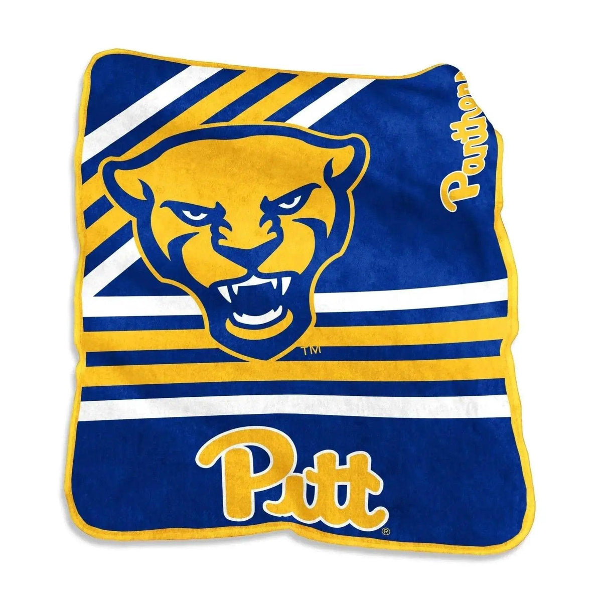  Pittsburgh Panthers Raschel Throw Blanket 50x60 Cozy -  ToylandEU™