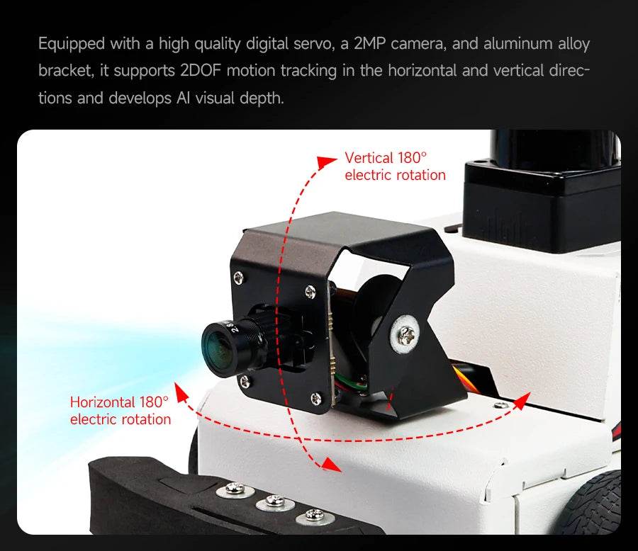 Raspberry Pi 5 Car ROS2 Educational Robot Kit with Lidar Support - ToylandEU