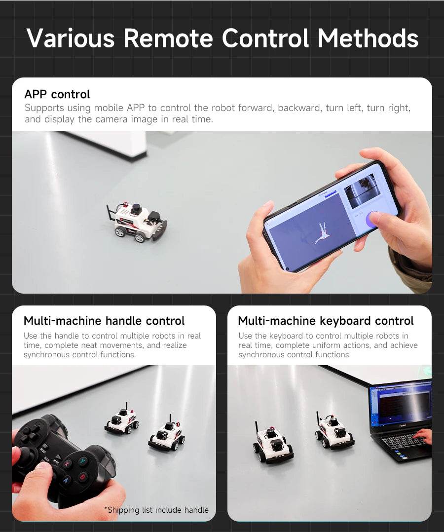 Raspberry Pi 5 Car ROS2 Educational Robot Kit with Lidar Support - ToylandEU