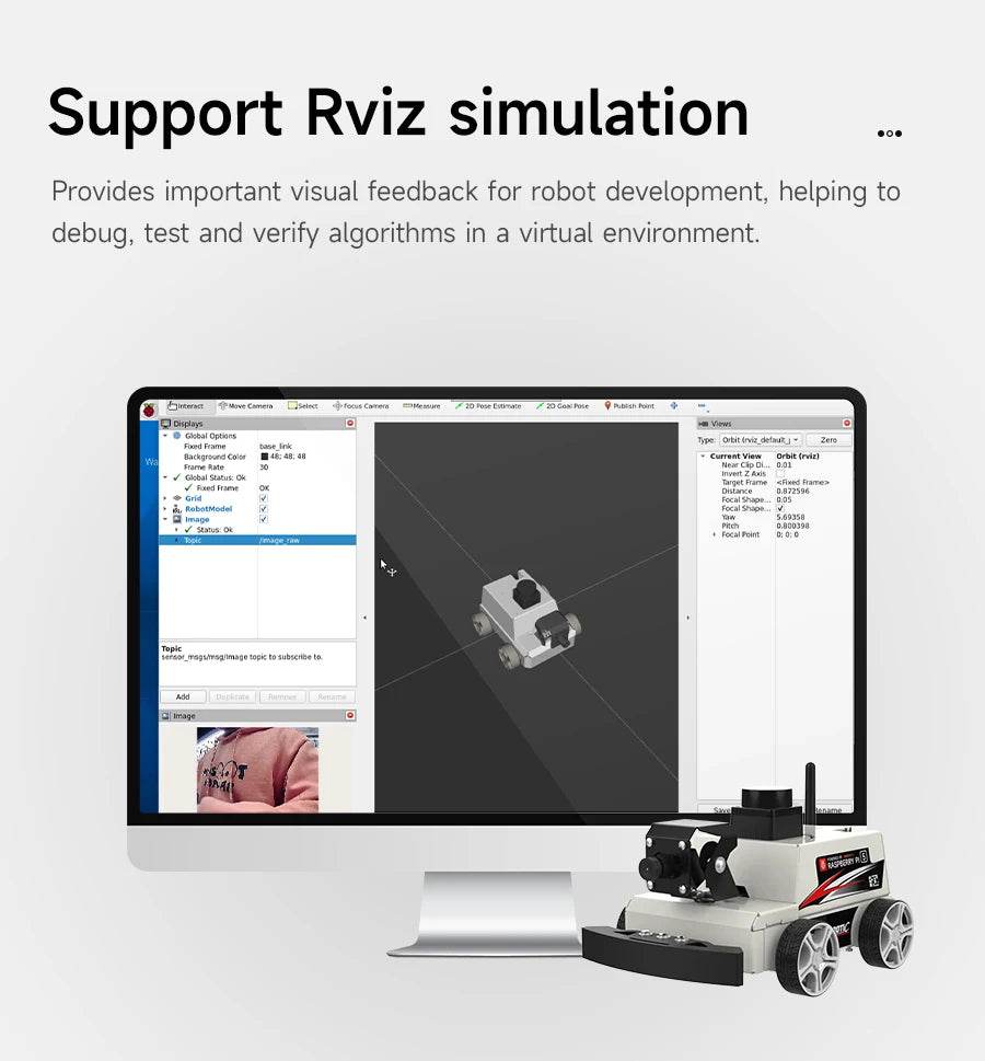 Raspberry Pi 5 Car ROS2 Educational Robot Kit with Lidar Support - ToylandEU