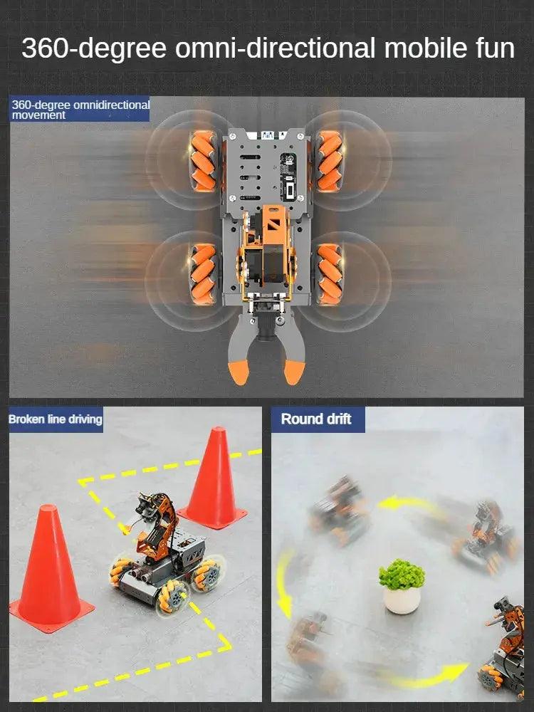  Raspberry Pi Open Source AI Robot Kit 4WD Arm -  ToylandEU™
