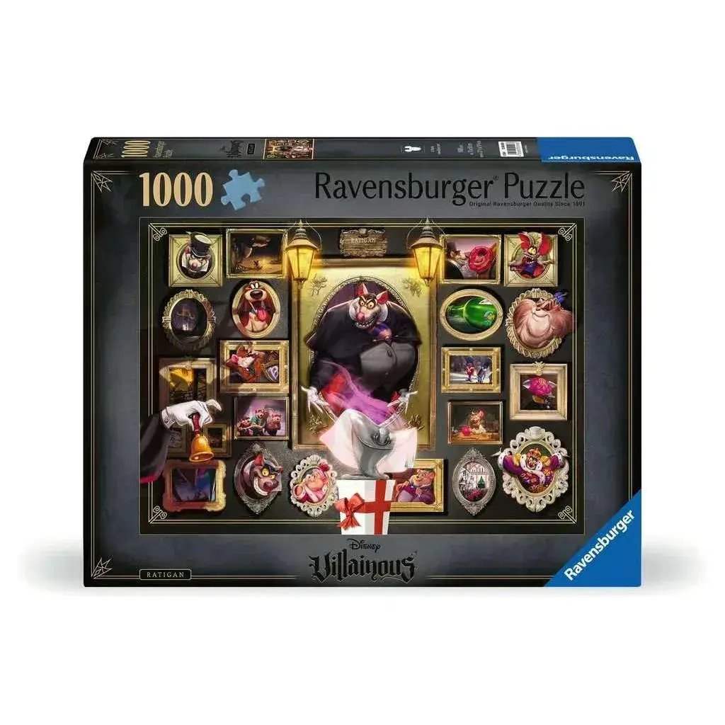 Disney Villainous Ratigan 1000 Piece Jigsaw Puzzle Ravensburger - ToylandEU