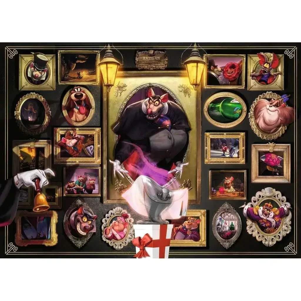 Disney Villainous Ratigan 1000 Piece Jigsaw Puzzle Ravensburger - ToylandEU