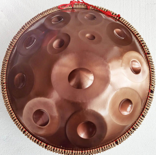 Rav Handpan Drum in D Minor - 12 Note Stainless Steel Tongue Drum with Accessories - ToylandEU