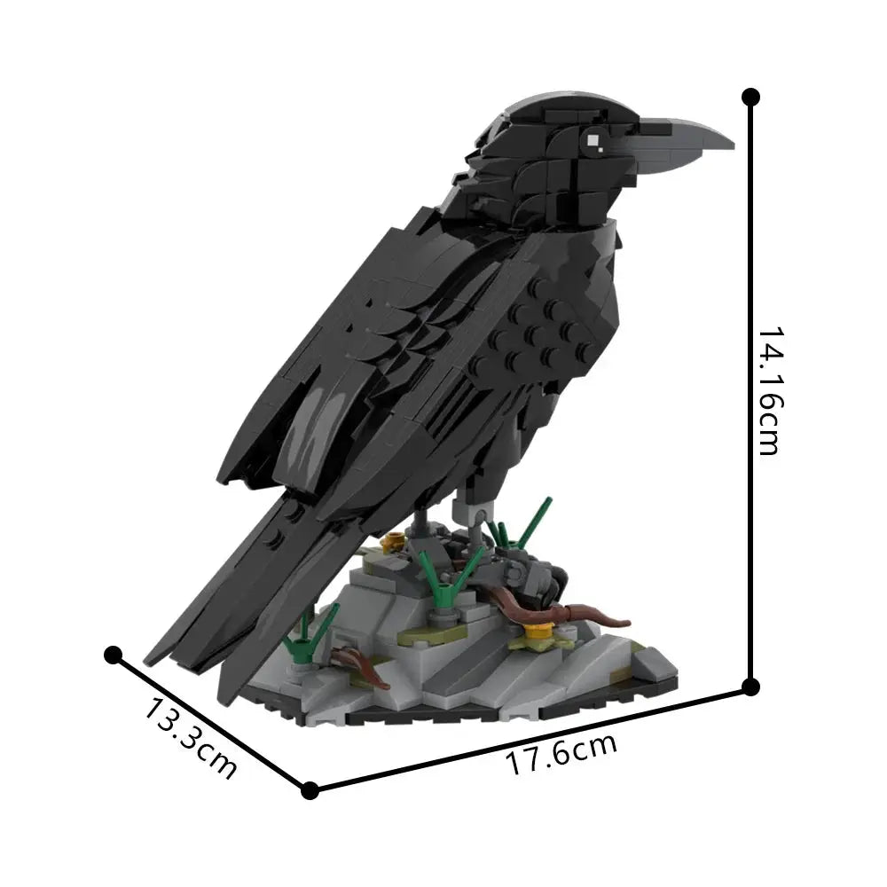  Raven Building Blocks Kit Lego Compatible STEM Bird Ornament -  ToylandEU™