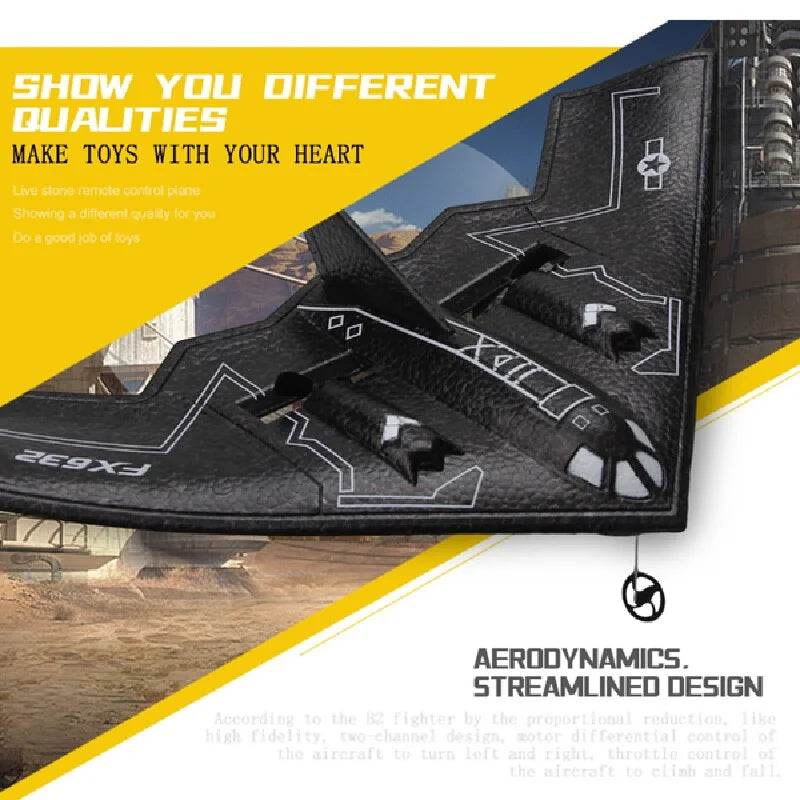 Rc Plane Flying Bear Fx632 Remote Controlled Glider Toy - ToylandEU