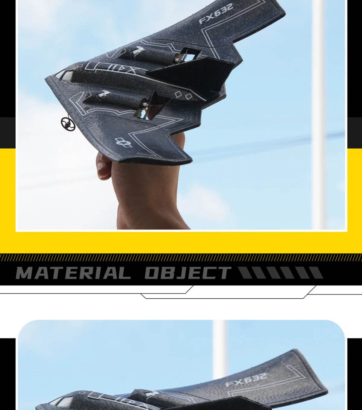 Rc Plane Flying Bear Fx632 Remote Controlled Glider Toy - ToylandEU