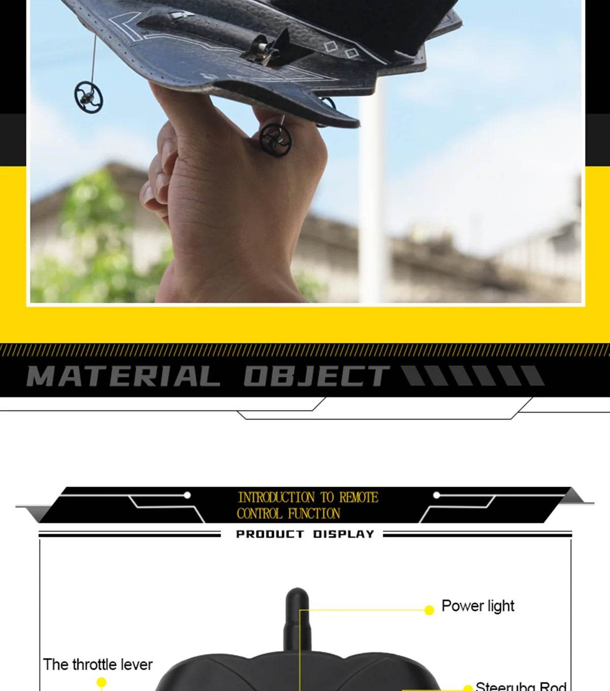 Rc Plane Flying Bear Fx632 Remote Controlled Glider Toy - ToylandEU