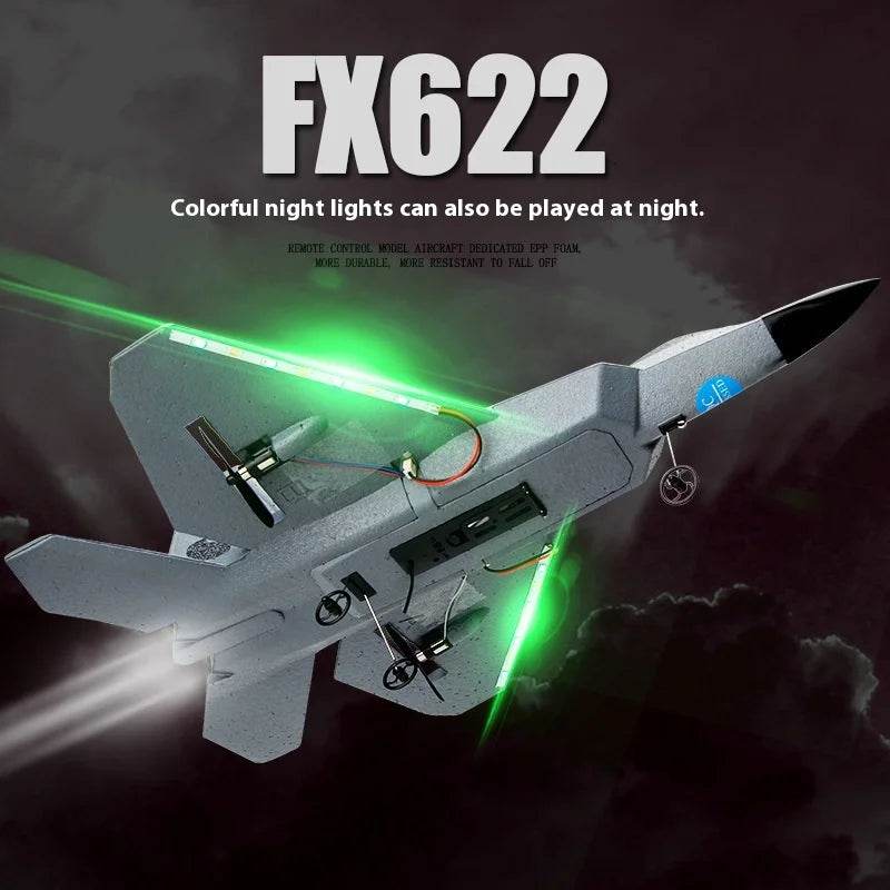 Rc Plane Fx622 Remote Control Aircraft F22 Fighter Toy - ToylandEU