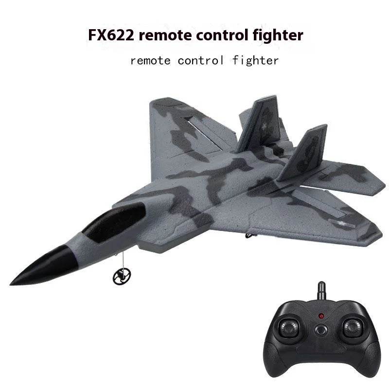 Rc Plane Fx622 Remote Control Aircraft F22 Fighter Toy - ToylandEU