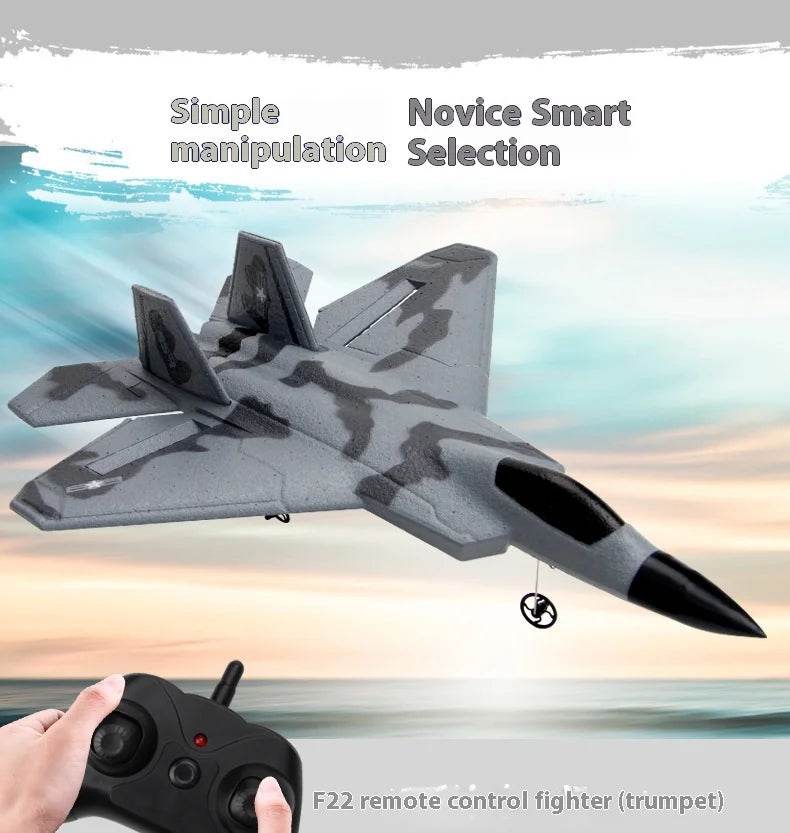Rc Plane Fx622 Remote Control Aircraft F22 Fighter Toy - ToylandEU