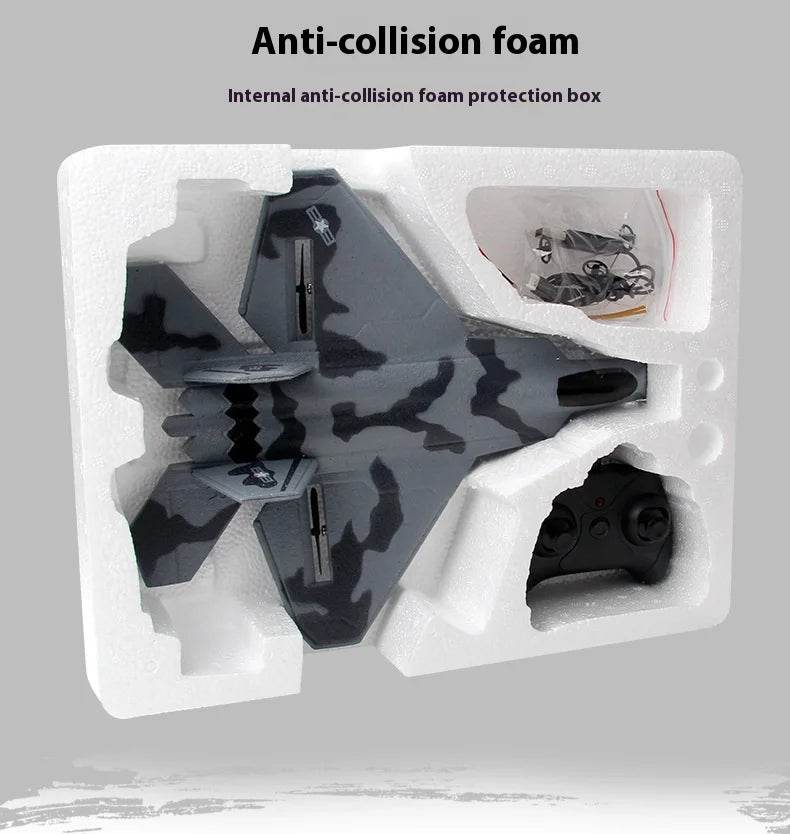 Rc Plane Fx622 Remote Control Aircraft F22 Fighter Toy - ToylandEU