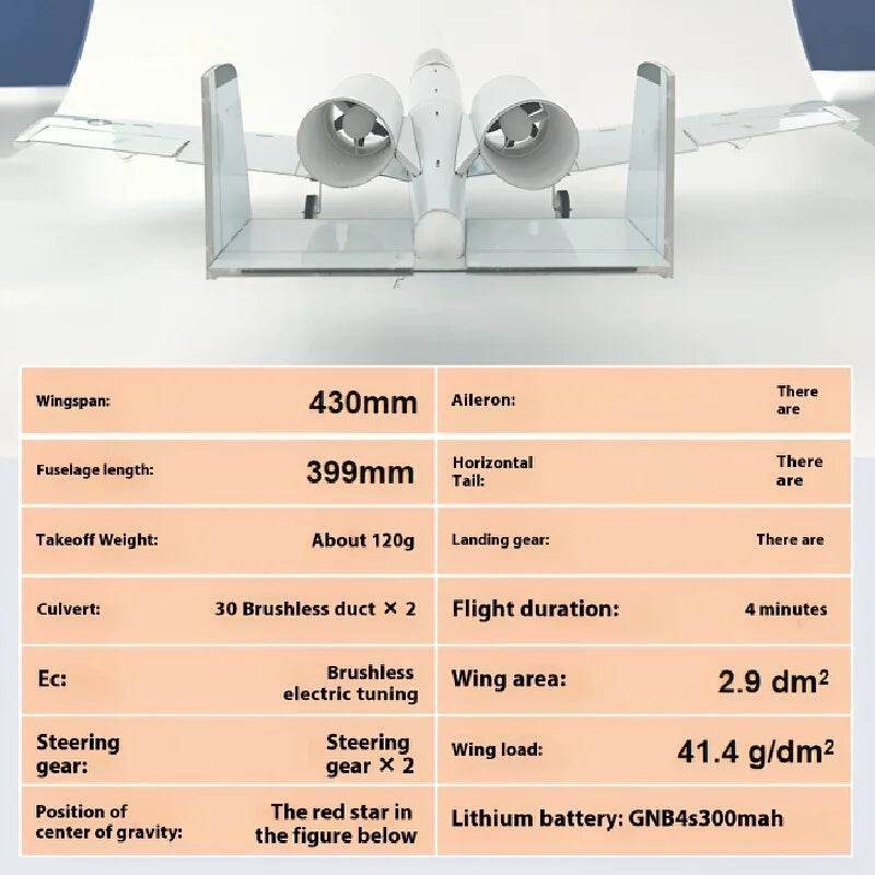 Rc Plane Mini Model A10 Double 30 Channel Remote Controlled Aircraft - ToylandEU